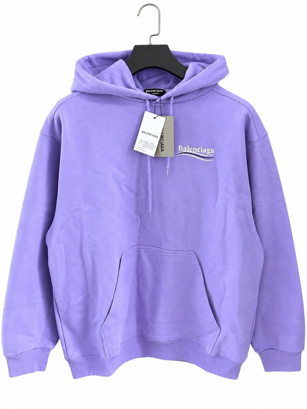 Balenciaga Men’s Lavender Crewneck Hoodie